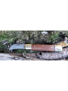 nail clipper pocket knife with wooden handle