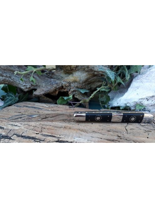 Szalonnázó bicska ében napkoronggal