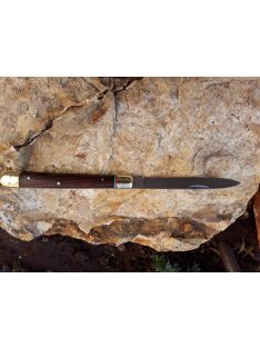   Magyar bicska szalonnázó fa markolattal nemzetiszín berakással