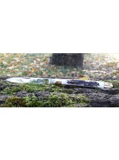 Hungarian bacon knife with antler handle