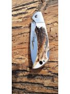 Dixon hunting knife with deer antler handle