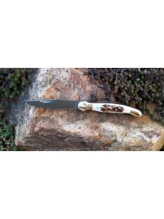 Small-headed Hungarian knife with deer antler handle