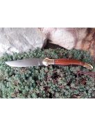 Magyar bicska nagy fejes fa markolattal nemzetiszín berakás