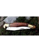 Magyar bicska nagy fejes fa markolattal nemzetiszín berakás