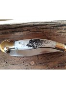 Magyar bicska nagyfejes gravírozott motívumokkal