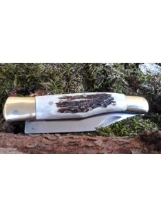 Small mascara with deer antler handle