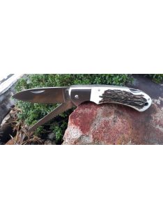 Bone saw dixon large hunting knife with antler handle