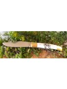 Nagymaskara csiszolt csont gravírozott motívummal