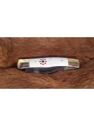 Nagy maskara csiszolt agancs kokárda intarziával