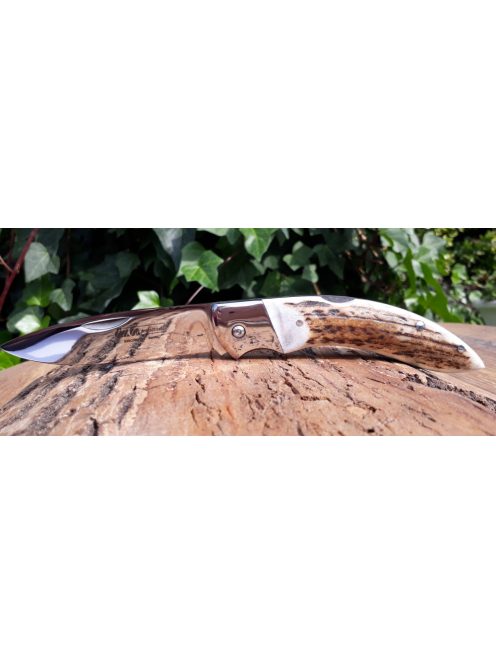 Dixon középzáras(Őz) vadászbicska agancs markolattal