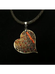 Agancs szív nyaklánc 103