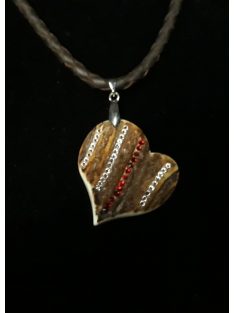 Agancs szív nyaklánc 104