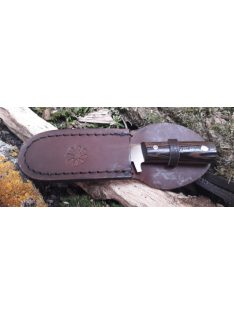 mini bowie knife with wenge handle