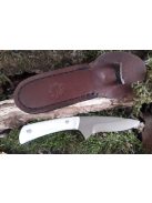 mini hunting knife with deer antler handle